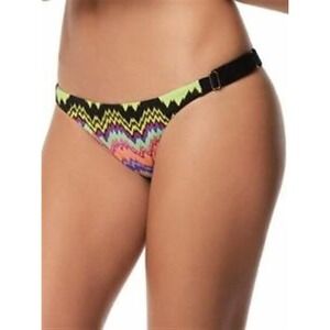 NWT Pilyq Clara Mix Up S Adjustable DBL-203F Bikini Swim Bottoms #92195